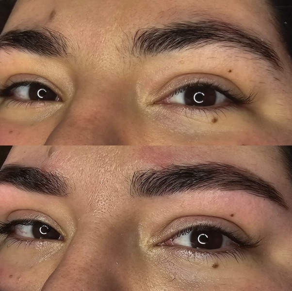 Design com Linha — Antes / Depois