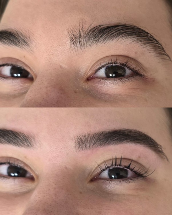 Design com Linha — Antes / Depois