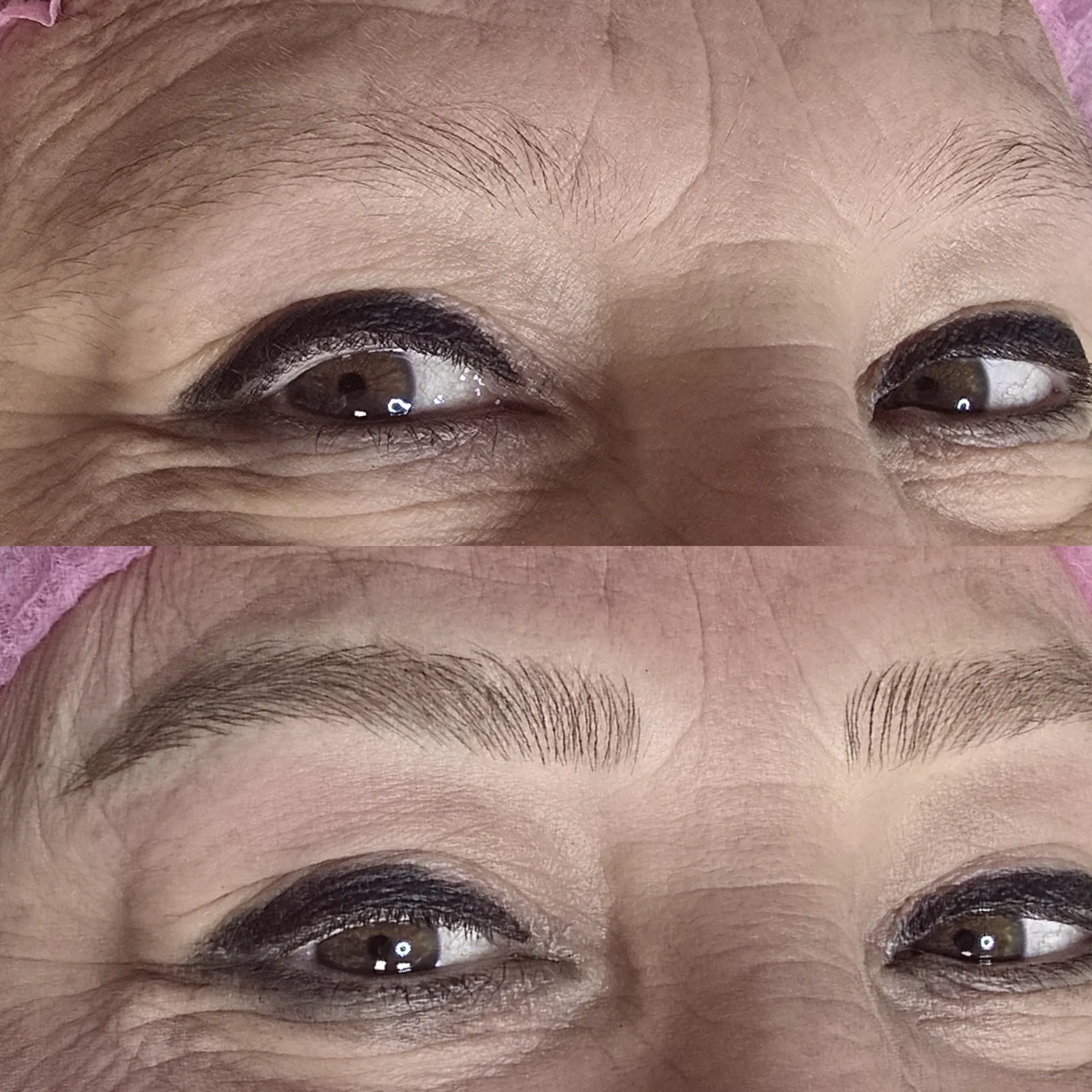 Microblading Fio a Fio — Antes / Depois